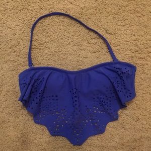Blue Bikini Top